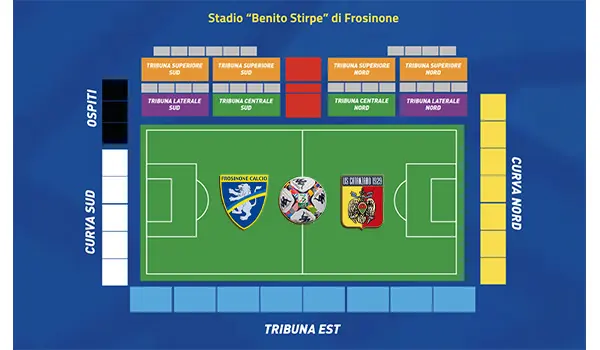 Serie B, 19ª giornata: Frosinone-Catanzaro, tutte le info sulla prevendita per i tifosi giallorossi
