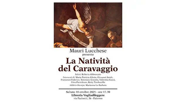 Mauri Lucchese racconta la “Natività” del Caravaggio alla Libreria “Voglia di Leggere”