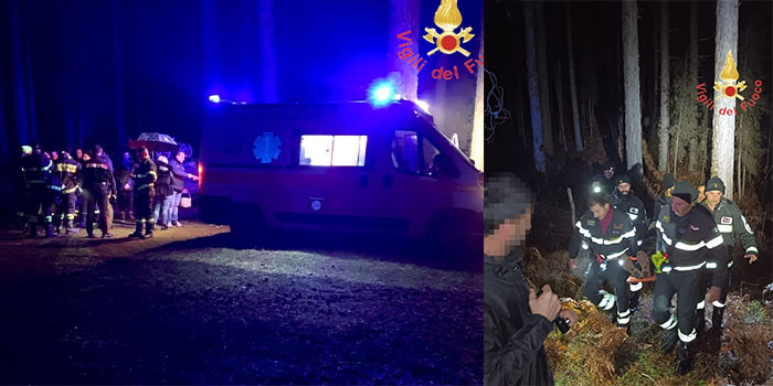 Avventura Disavventura a lieto fine per un cercatore di funghi