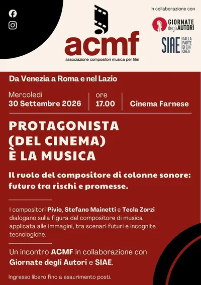 Protagonista (del cinema) è la musica: