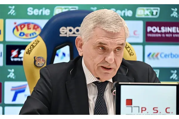 Frosinone Calcio esonero mister Varini Conferenza stampa presidente Stirpe (Video)