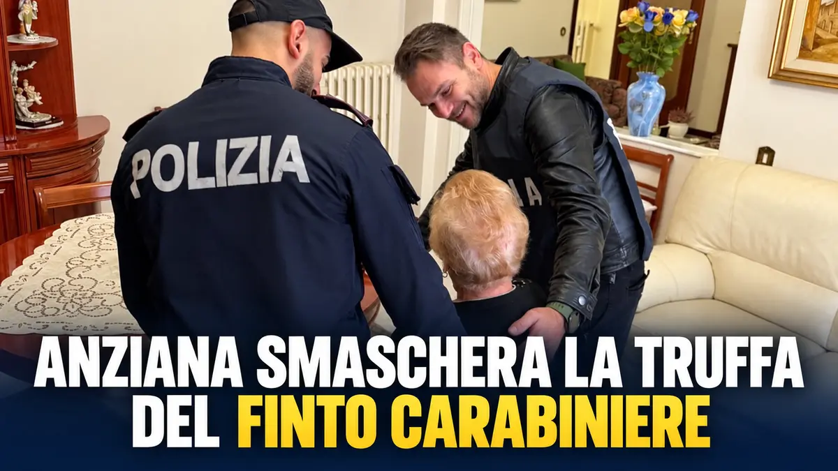 Anziana smaschera finta truffa del carabiniere e fa arrestare il malvivente