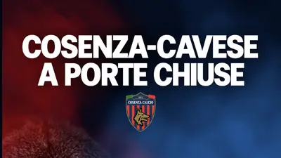 Cosenza Cavese a porte chiuse allo stadio Ezio Scida di Crotone