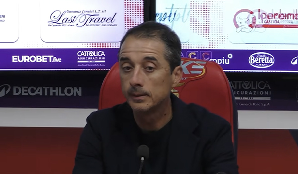 Mister Longo dopo Casertana-Crotone: “Playoff persi per mancanza di cinismo”