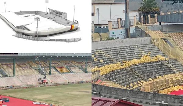 Stadio "Nicola Ceravolo": al via il restyling. Addio ai piloni in tribuna e nuova Curva "Capraro" a ridosso del campo
