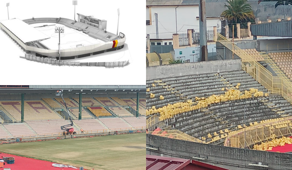 Stadio "Nicola Ceravolo": al via il restyling. Addio ai piloni in tribuna e nuova Curva "Capraro" a ridosso del campo