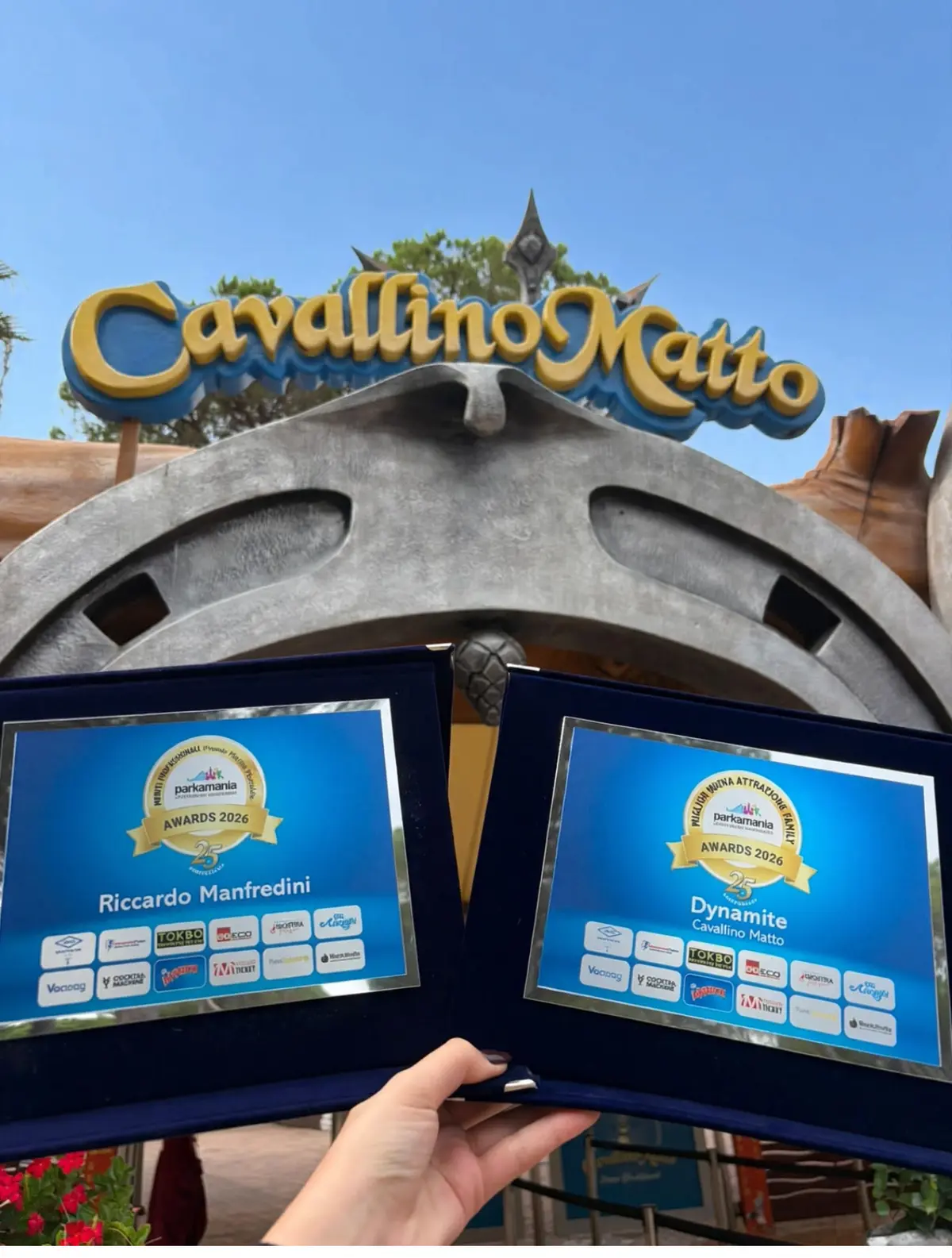 Doppia festa al Cavallino Matto: trionfo ai  Parksmania Awards 2026