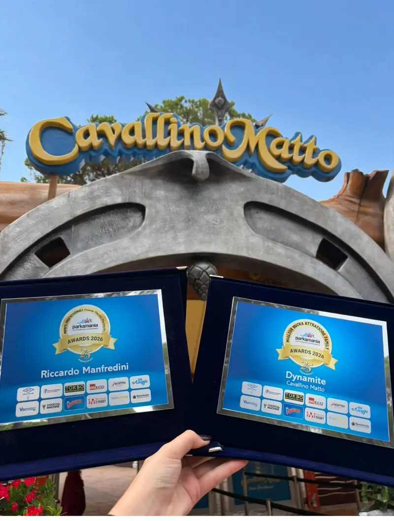 Doppia festa al Cavallino Matto: trionfo ai  Parksmania Awards 2026