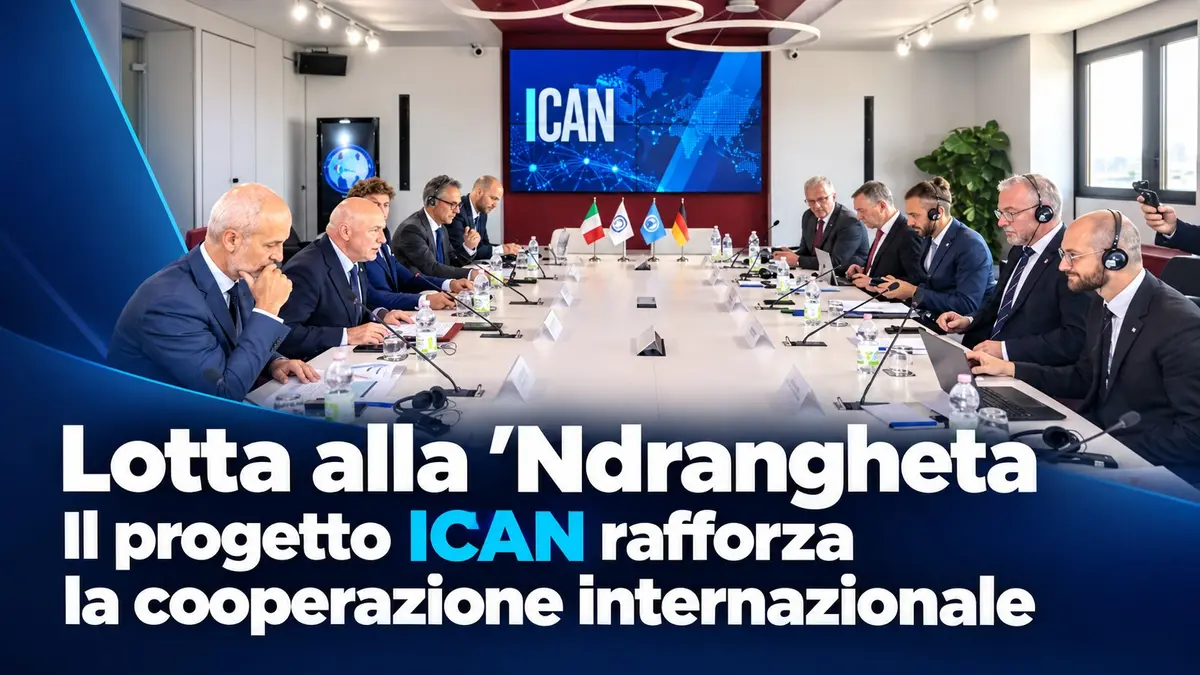 Lotta alla 'Ndrangheta: il progetto ICAN rafforza la cooperazione internazionale