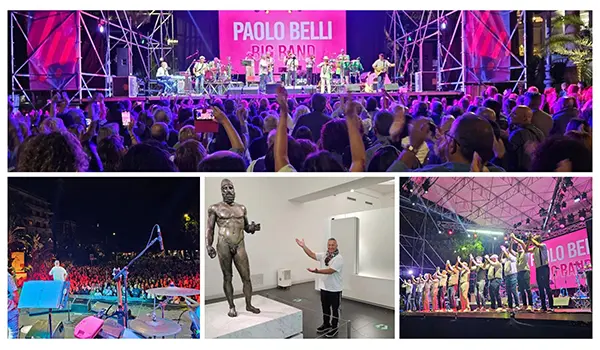 Reggio Live Fest: in migliaia sotto la pioggia per un formidabile Paolo Belli. Stasera Goran Bregovic, domani gran finale con Lio, Fiat131 e Fedez!