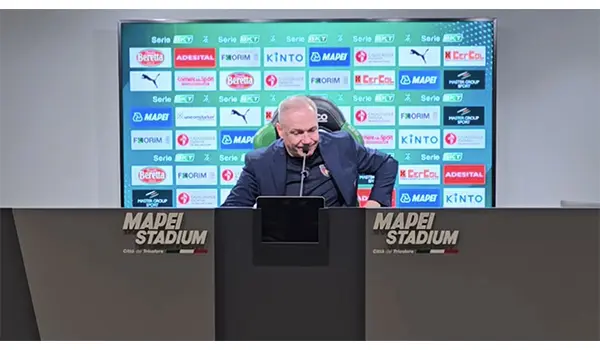 Sassuolo Cosenza 2-1, Mister Alvini furioso: vittoria buttata nei minuti finali (Video)