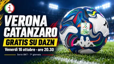 Serie B, Verona-Catanzaro in diretta gratuita su DAZN: i dettagli e le probabili formazioni