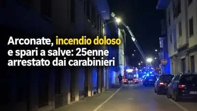 Arconate, incendio doloso e spari a salve: 25enne arrestato dai carabinieri