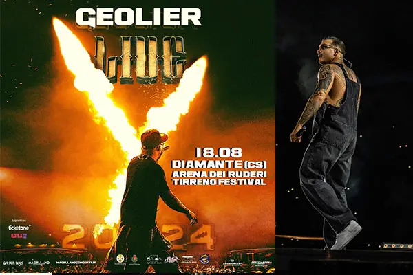 Tirreno Festival, domani sera a Diamante l’atteso concerto-evento di Geolier all’Arena