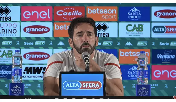 Palermo-Bari, Serie B: le parole di Fabio Caserta nel pre-match. Video