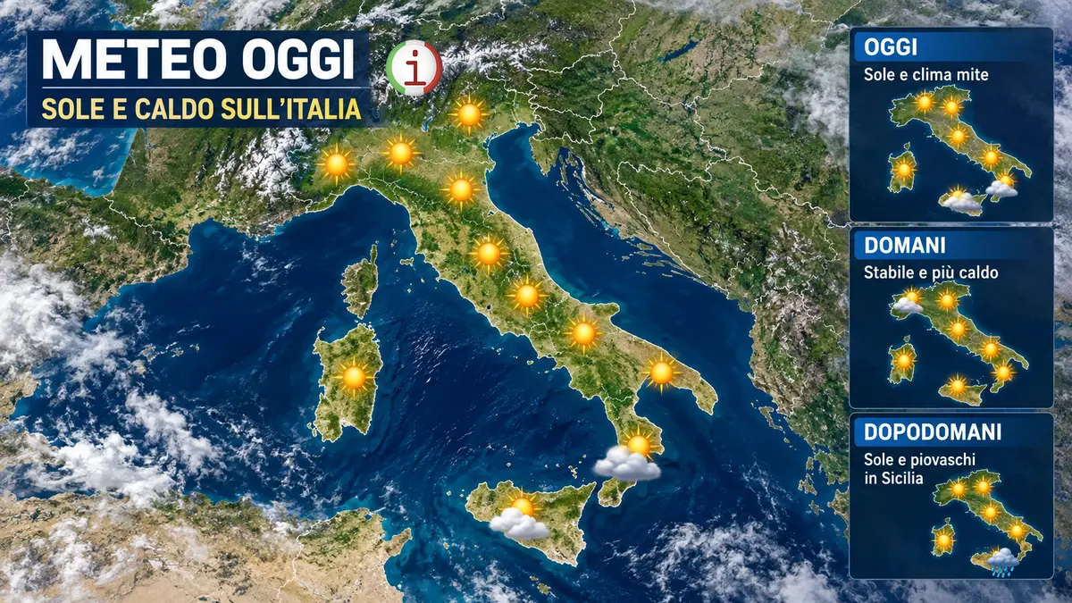 Meteo Italia, caldo anomalo fino a 30 gradi poi tornano piogge e instabilità