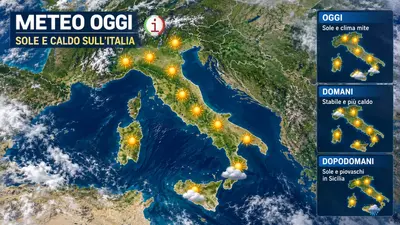 Meteo Italia, caldo anomalo fino a 30 gradi poi tornano piogge e instabilità