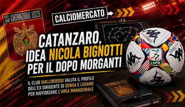 Calciomercato. Catanzaro, idea Nicola Bignotti per il dopo Morganti