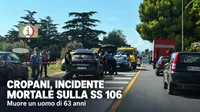 Incidente mortale sulla SS106 a Cropani, perde la vita Antonio Scalise
