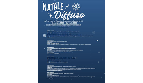 Ecco il "Natale Diffuso"