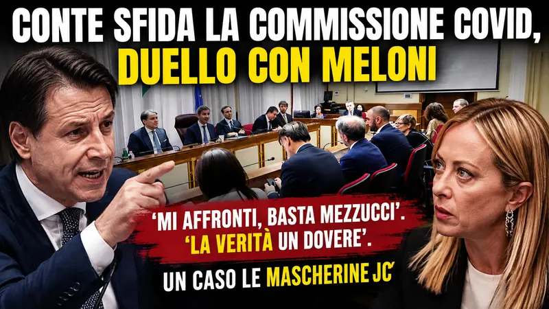 Commissione Covid, scontro tra Conte e Meloni