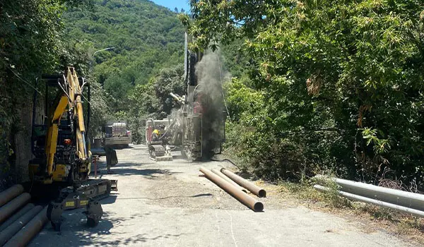 Catanzaro, Sant'Elia, Celia: “Via Colace, lavori strategici contro il rischio smottamenti”