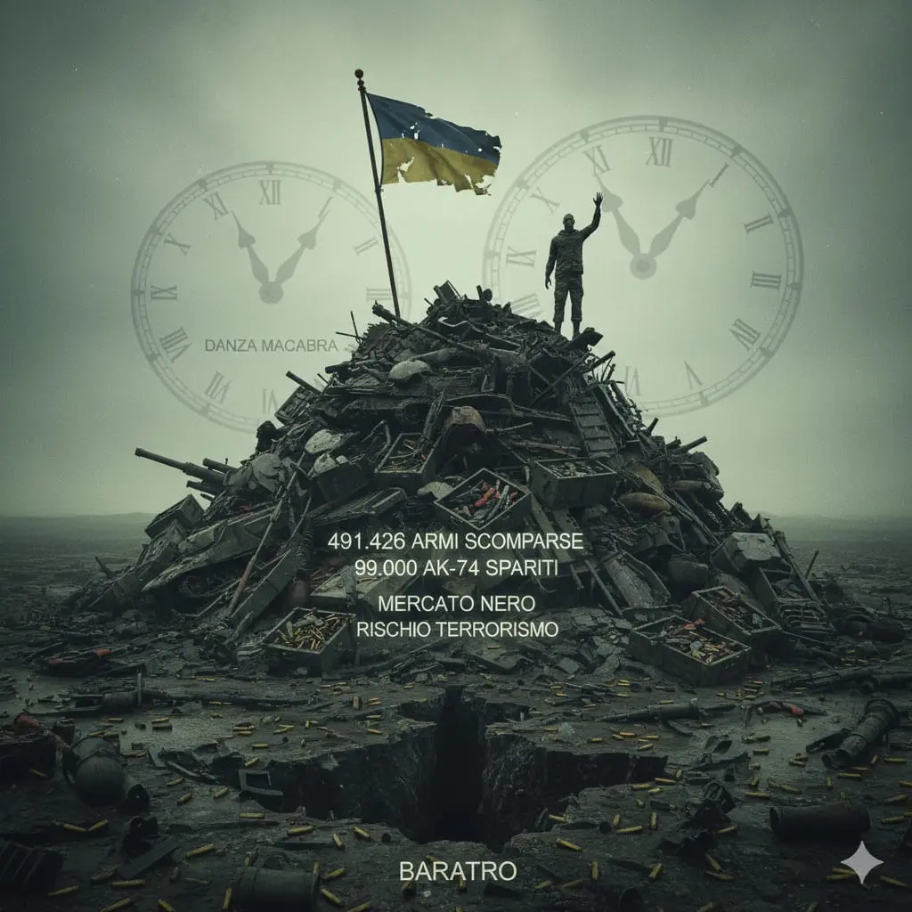 Ecco L’Ucraina ammasso di rottami e di armi in perenne richiesta di armamenti sempre più potenti.