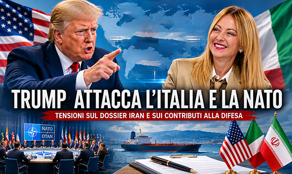 Trump attacca l’Italia e la NATO: tensione con Meloni sul dossier Iran