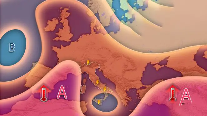 Meteo Ferragosto e Weekend: temporali in arrivo e caldo in calo