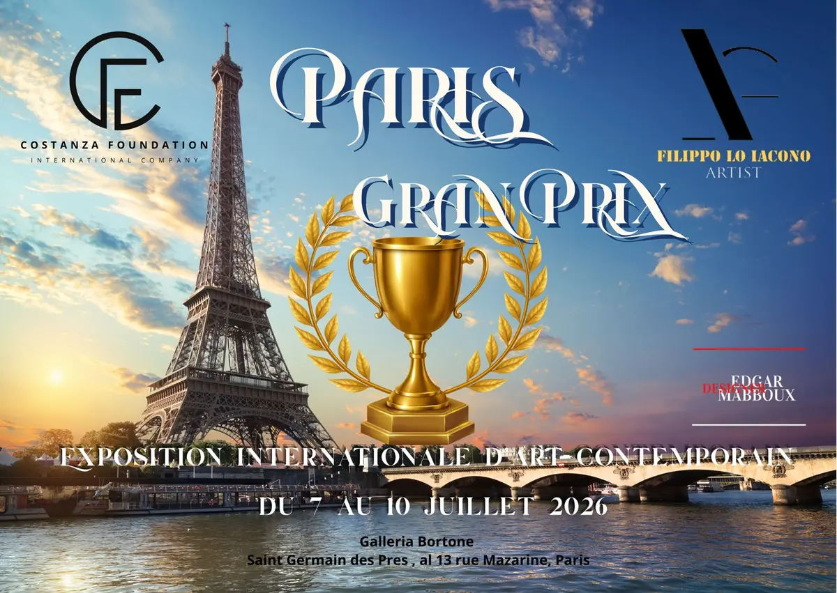 A Parigi il Premio internazionale "Paris Grand PRIX" a cura della Fondazione Costanza. Esposizione di arte contemporanea dal 7 al 10 luglio 