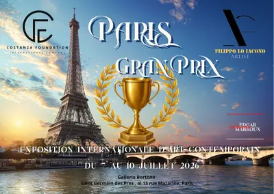A Parigi il Premio internazionale "Paris Grand PRIX" a cura della Fondazione Costanza. Esposizione di arte contemporanea dal 7 al 10 luglio 