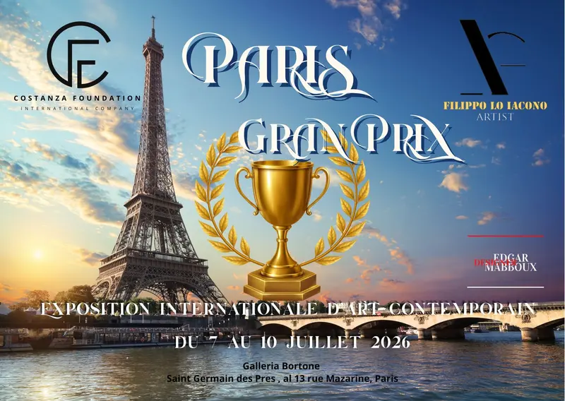 A Parigi il Premio internazionale "Paris Grand PRIX" a cura della Fondazione Costanza. Esposizione di arte contemporanea dal 7 al 10 luglio 