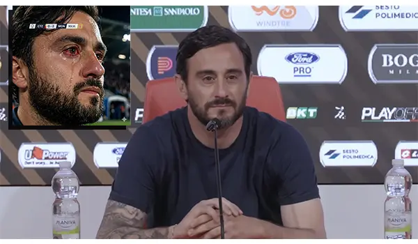 Aquilani dopo Monza Catanzaro 0-2: orgoglio, lacrime e futuro da scrivere. Video