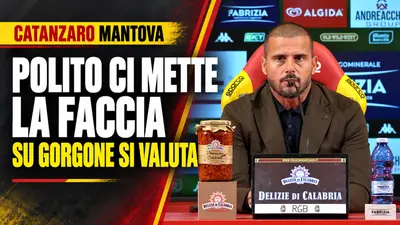 Catanzaro Mantova Polito si assume le responsabilità e apre la riflessione su Gorgone. Video
