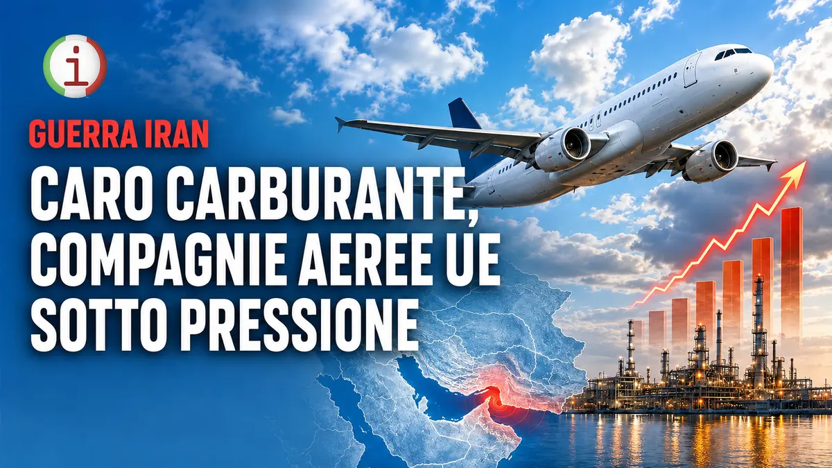 Guerra tra Stati Uniti e Iran carburante più caro e profitti a rischio per le compagnie aeree europee