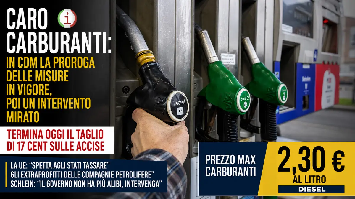 Caro carburanti, nuova proroga sulle accise: il Governo prepara aiuti mirati contro i rincari