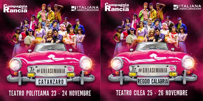 Il Musical Grease, a novembre al Teatro Politeama di Catanzaro e al Teatro Cilea di Reggio, chiude Fatti di Musica 2024 