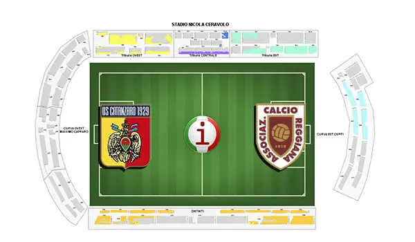 Catanzaro–Reggiana, 23ª giornata di Serie BKT: modalità di prevendita e prezzi dei biglietti