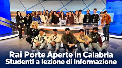 Rai Porte Aperte in Calabria: studenti a lezione di informazione
