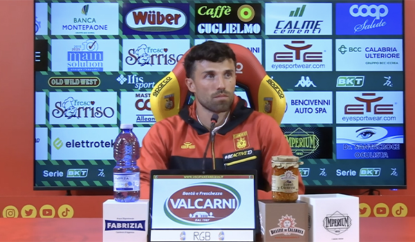 Catanzaro-Juve Stabia 2-2: le parole di Di Francesco nel post partita. Video