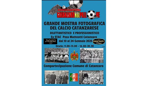 Grande Mostra Fotografica: Il Calcio Catanzarese tra Passione e Storia