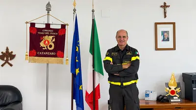Davide Pozzi è il nuovo comandante reggente dei Vigili del Fuoco di Catanzaro