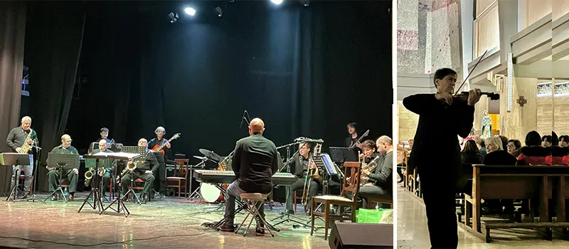 MusicAMA Calabria, a Lamezia Terme grande successo per il doppio appuntamento con Guido Rimonda e la AMA Little Big Band