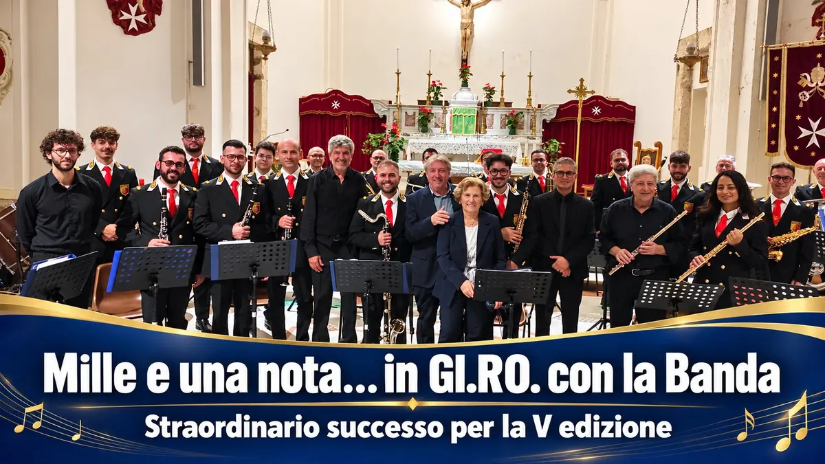 “Mille e una nota… in GI.RO. con la Banda”: straordinario successo per la V edizione