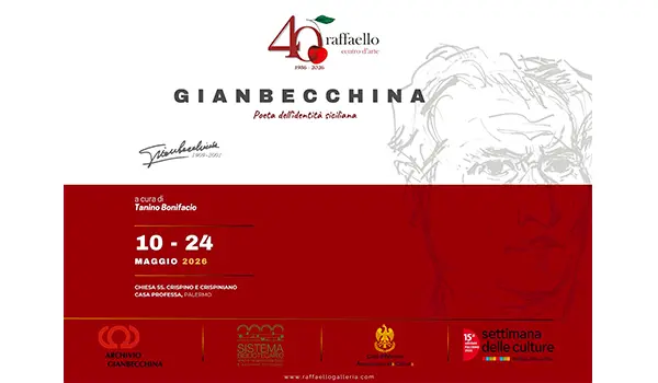  “Gianbecchina, poeta dell’identità siciliana”: nella Chiesa dei Santi Crispino e Crispiniano, la mostra organizzata dal “Centro d’arte Raffaello” a cura di Tanino Bonifacio. Dal 10 al 24 maggio 