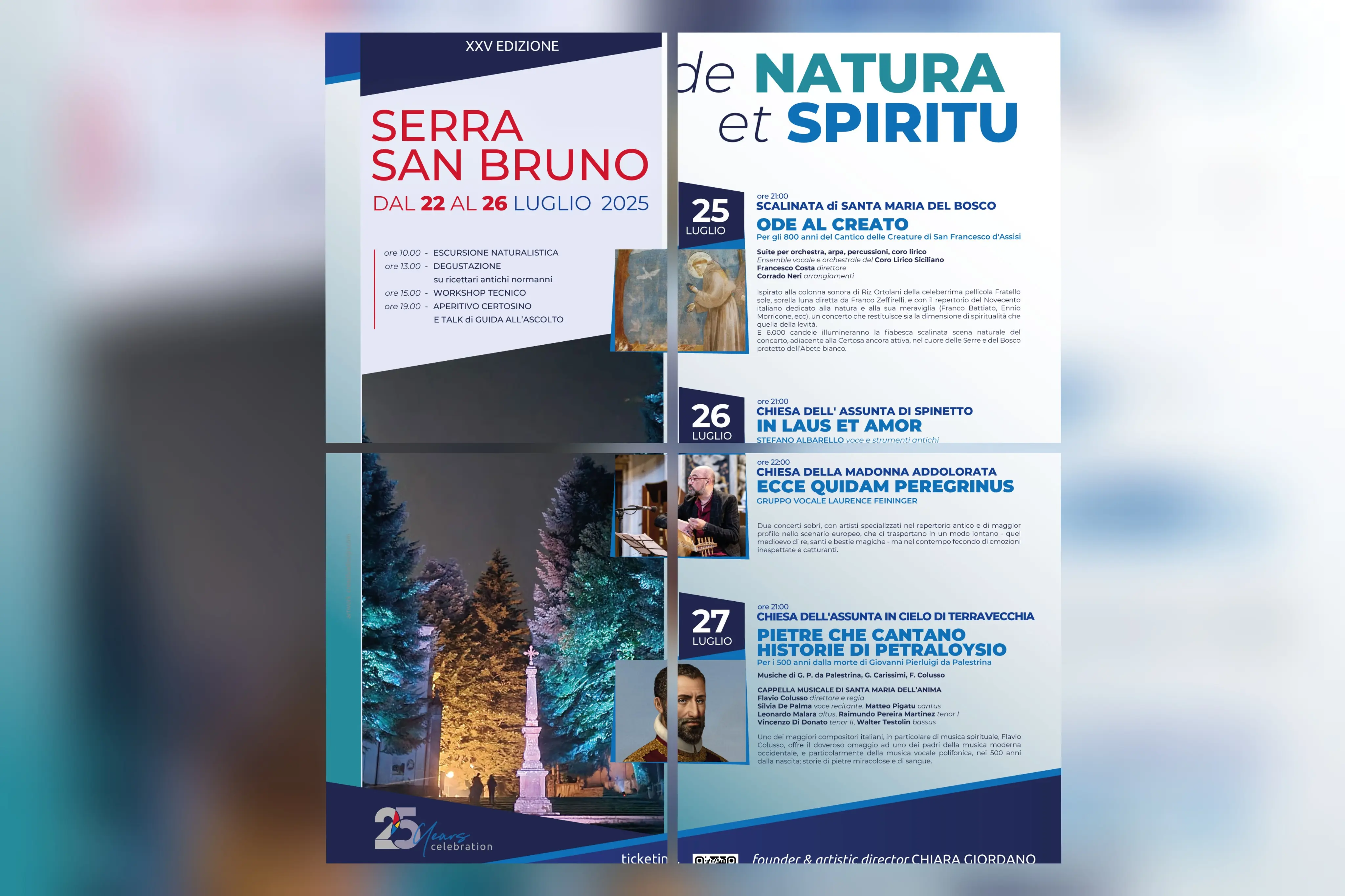 Dal 25 al 27 luglio Armonie d’Arte fa tappa a Aerra San Bruno per il progetto speciale “De Natura et Spiritu”