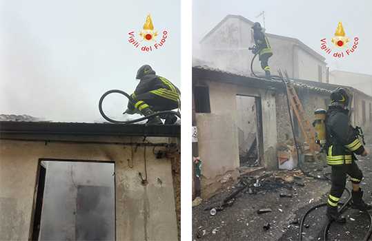 Caraffa di Catanzaro, incendio in una casa: paura in centro