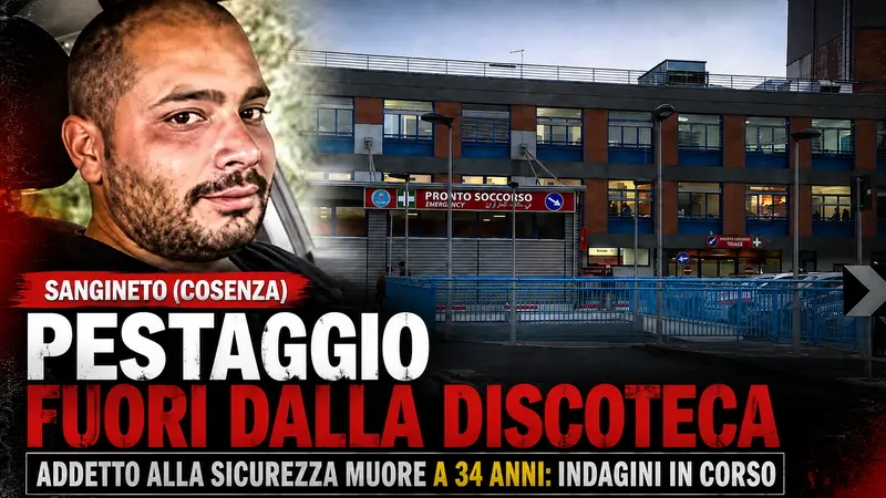 Sangineto, Antonio Perrotta muore a 34 anni dopo un’aggressione fuori da una discoteca