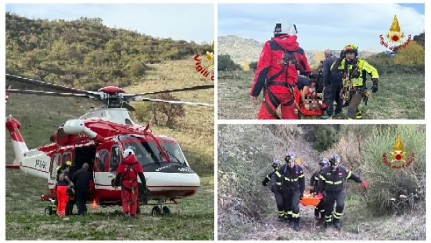 Tragedia nelle campagne del Crotonese: trattore precipita in un burrone, due vittime e un ferito