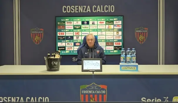 Cosenza, parole di orgoglio ma aria di resa: Alvini non parla di futuro (Video)